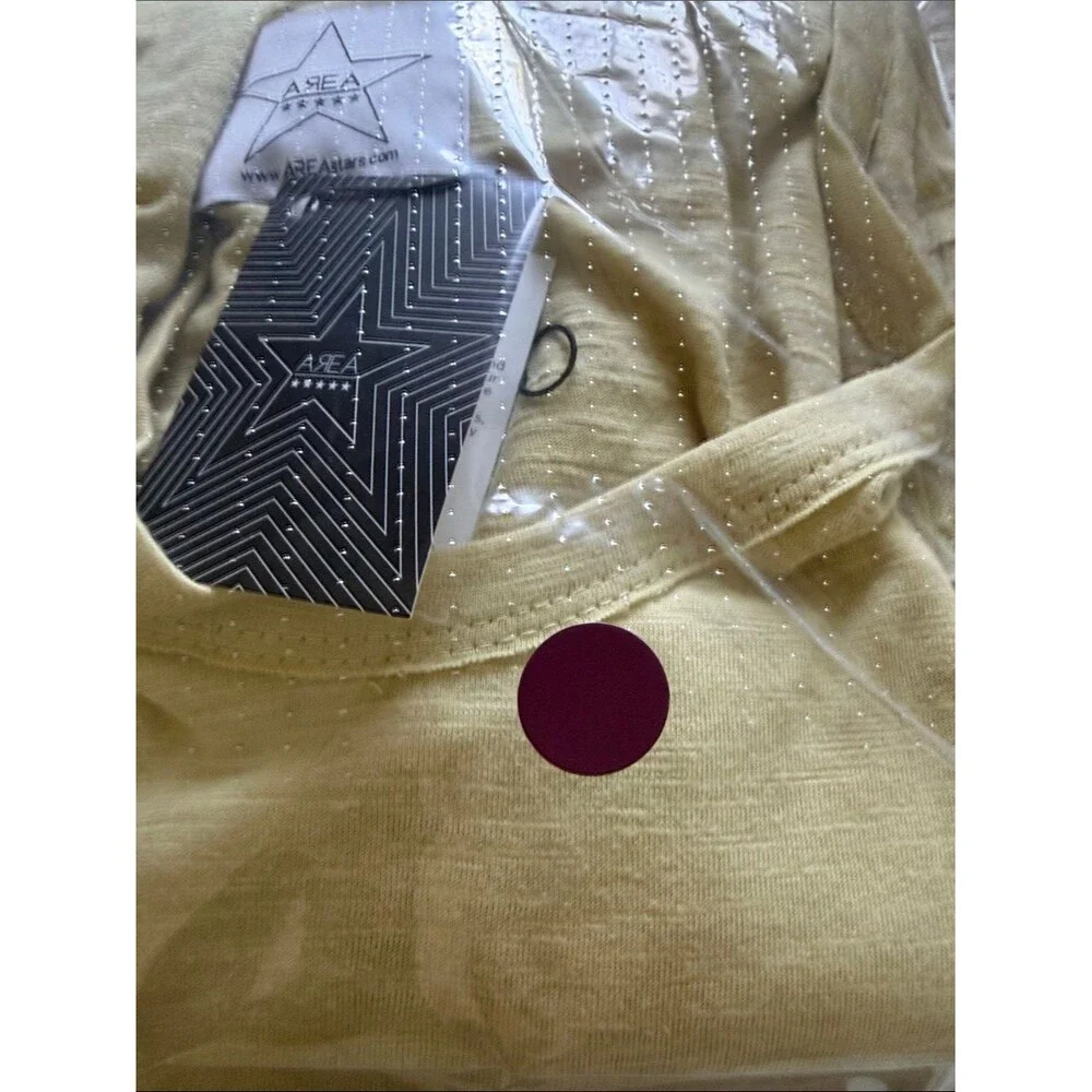 AREA STARS Pale Yellow Tunic Dress